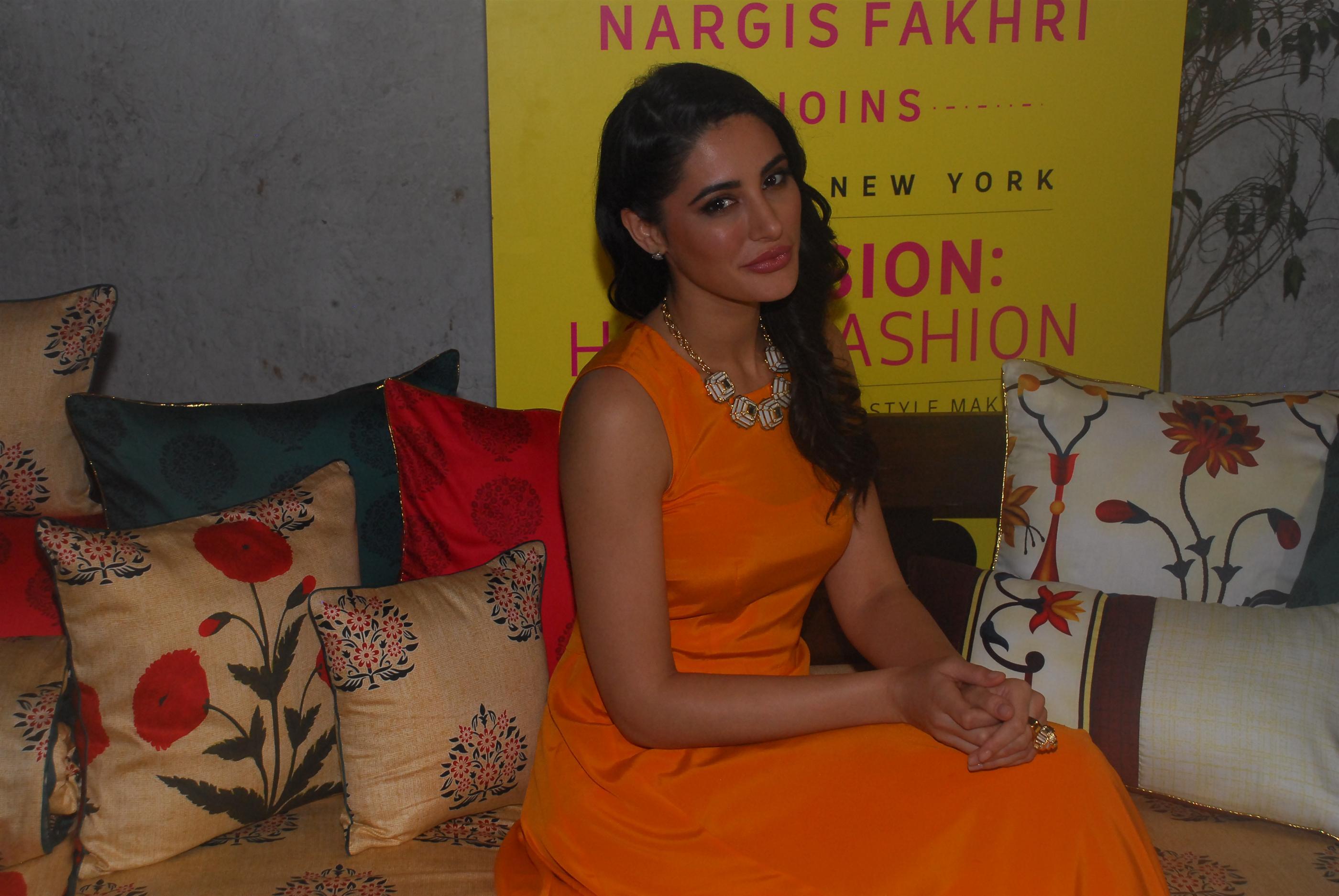 Nargis Fakhri Launch Portico Mission Home Fashion