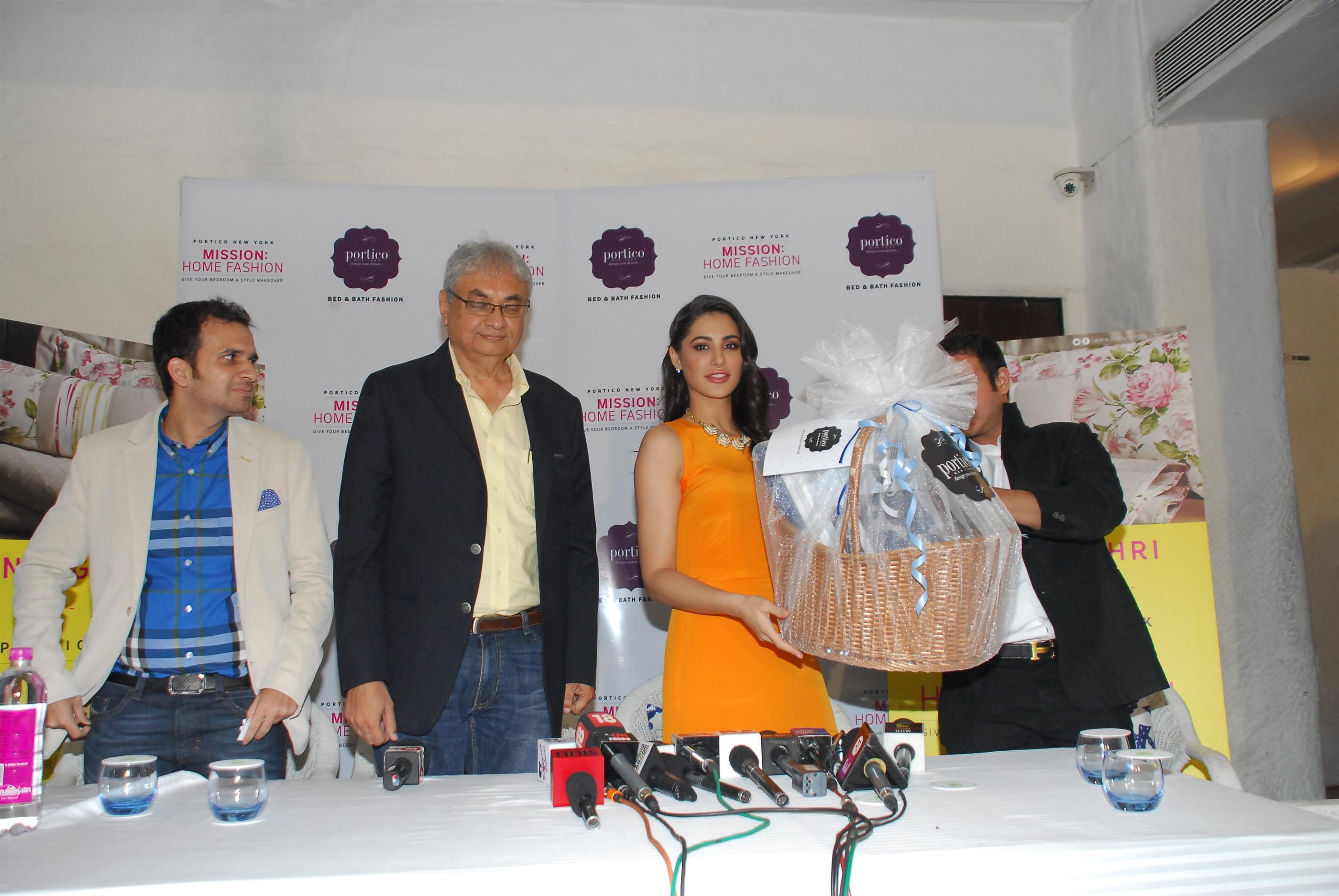 Nargis Fakhri Launch Portico Mission Home Fashion