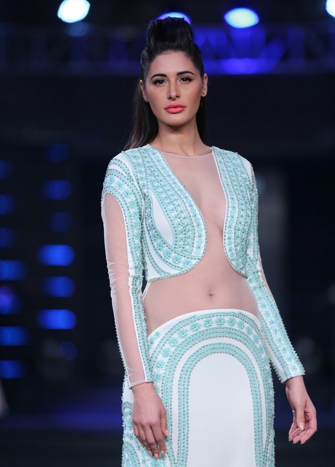 Nargis Fakhri Ramp Walk Blenders Pride Fashion Show 2014