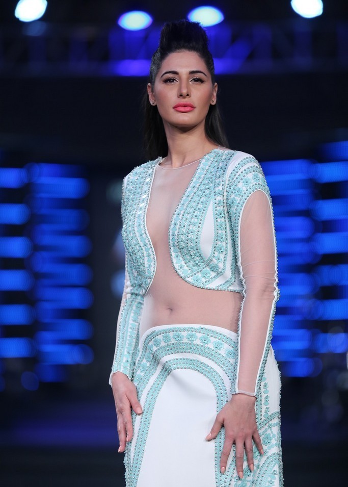 Nargis Fakhri Ramp Walk Blenders Pride Fashion Show 2014