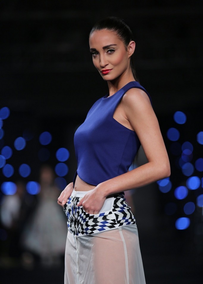 Nargis Fakhri Ramp Walk Blenders Pride Fashion Show 2014