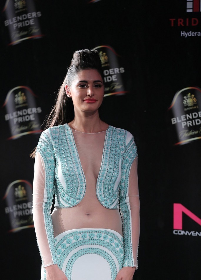 Nargis Fakhri Ramp Walk Blenders Pride Fashion Show 2014