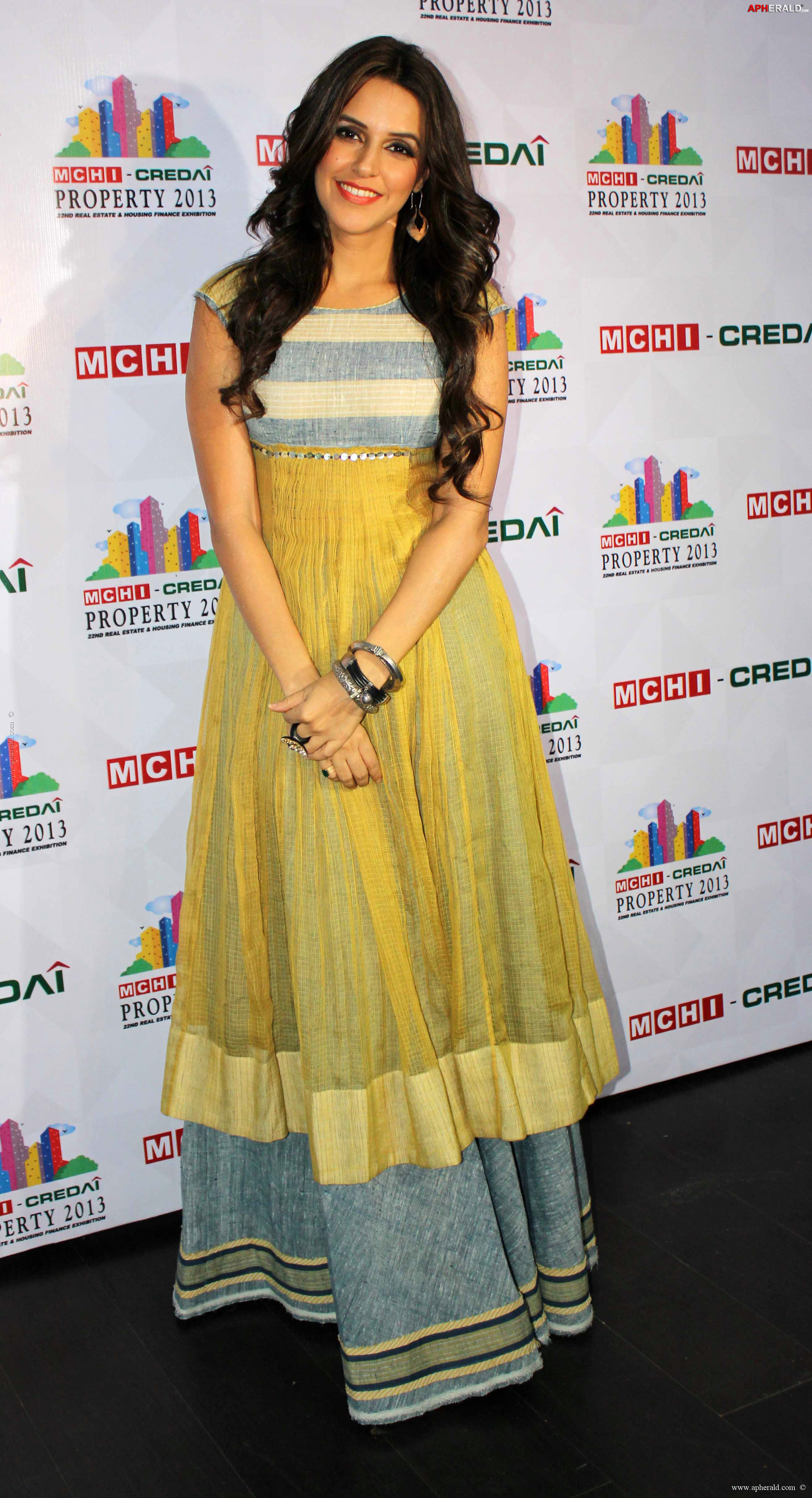 Neha Dhupia at MCHI-CREDAI's Property Exhibition