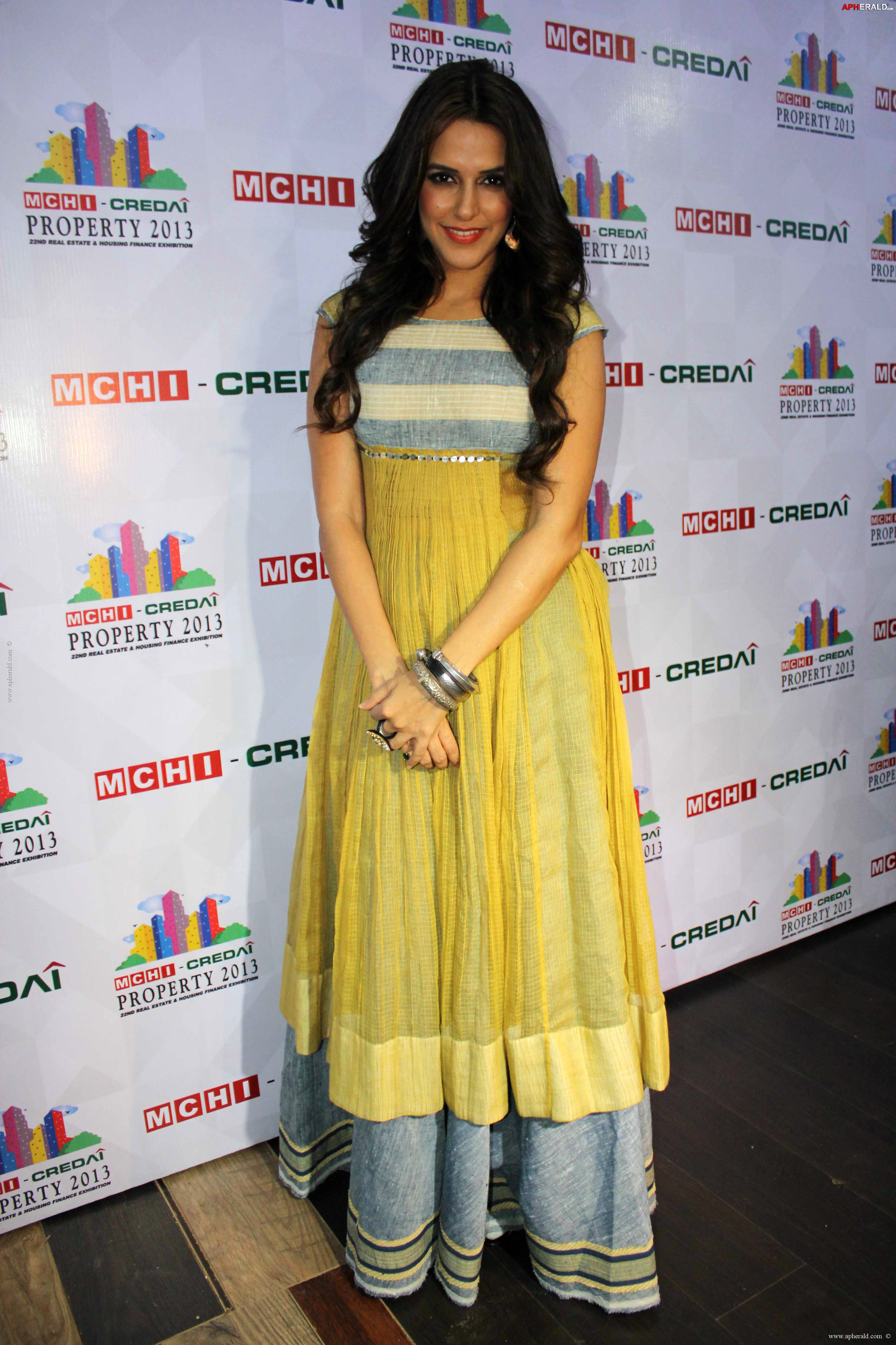 Neha Dhupia at MCHI-CREDAI's Property Exhibition