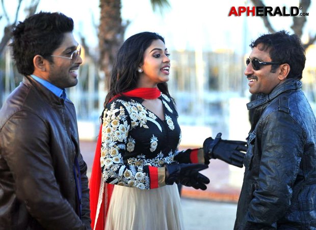 NTR and Allu Arjun Spain Photos