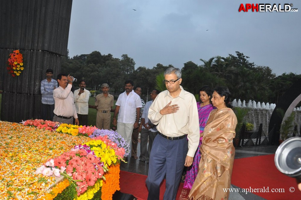 NTR Family Members at NTR Ghat