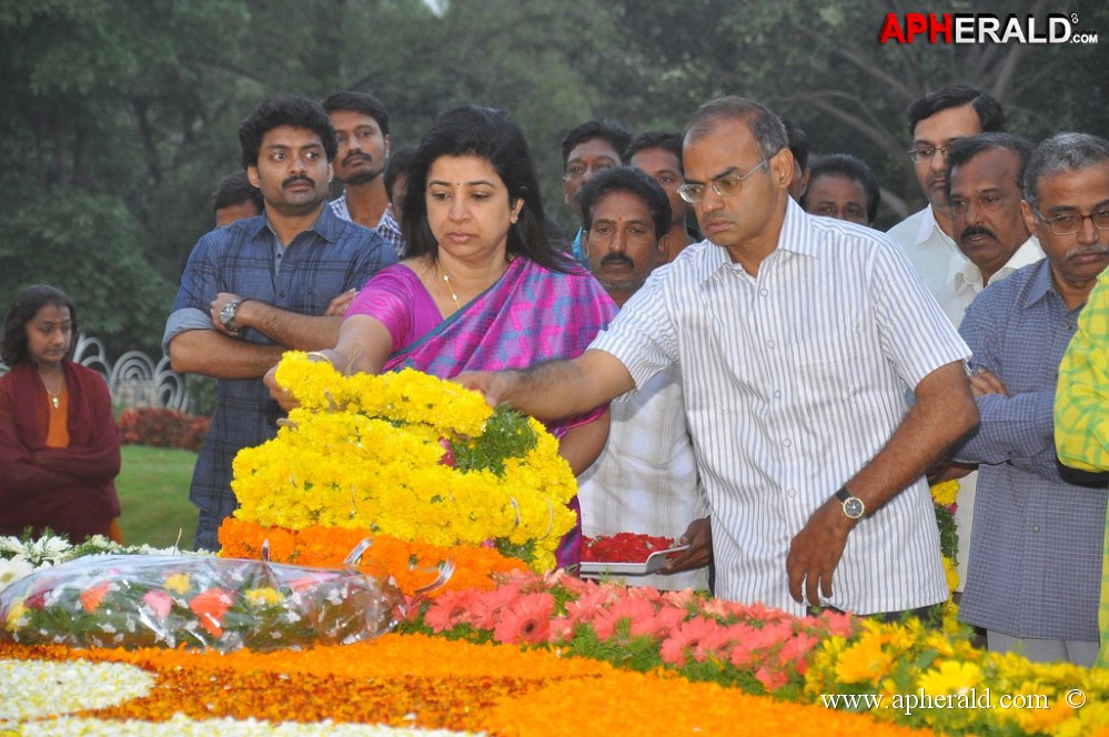 NTR Family Members at NTR Ghat