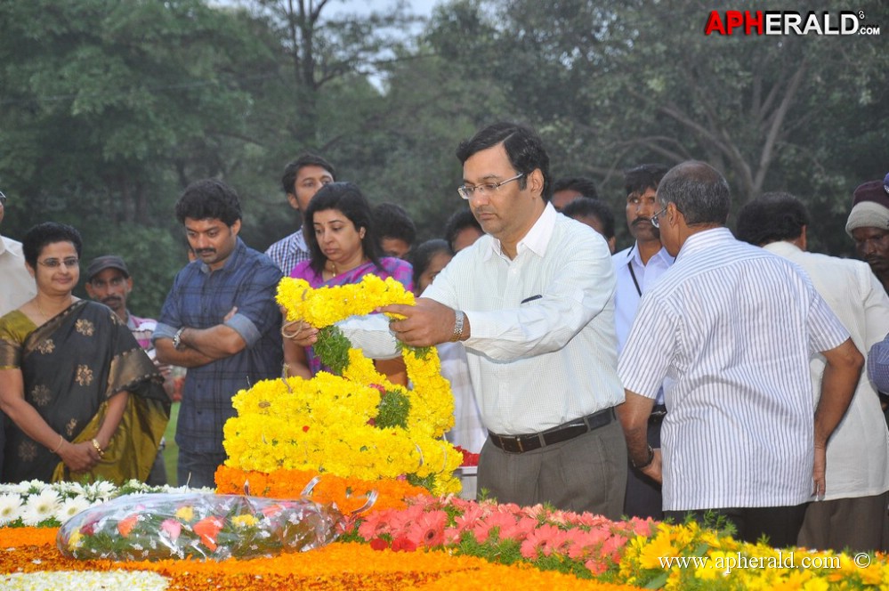 NTR Family Members at NTR Ghat