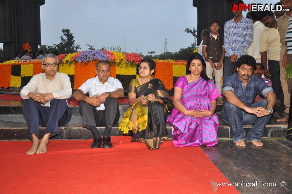 NTR Family Members at NTR Ghat