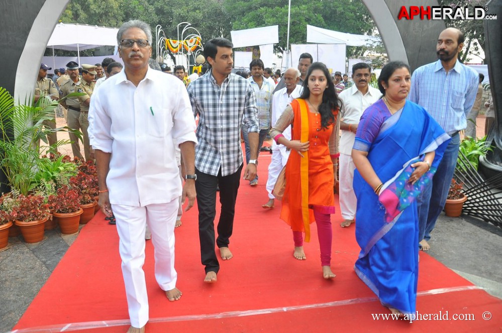 NTR Family Members at NTR Ghat