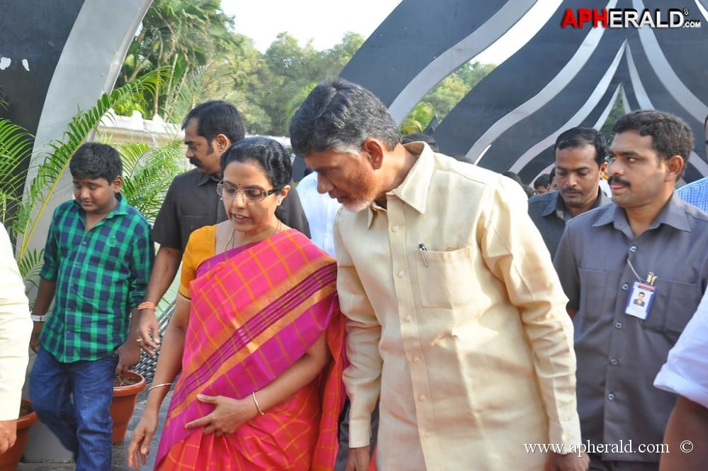 NTR Family Members at NTR Ghat