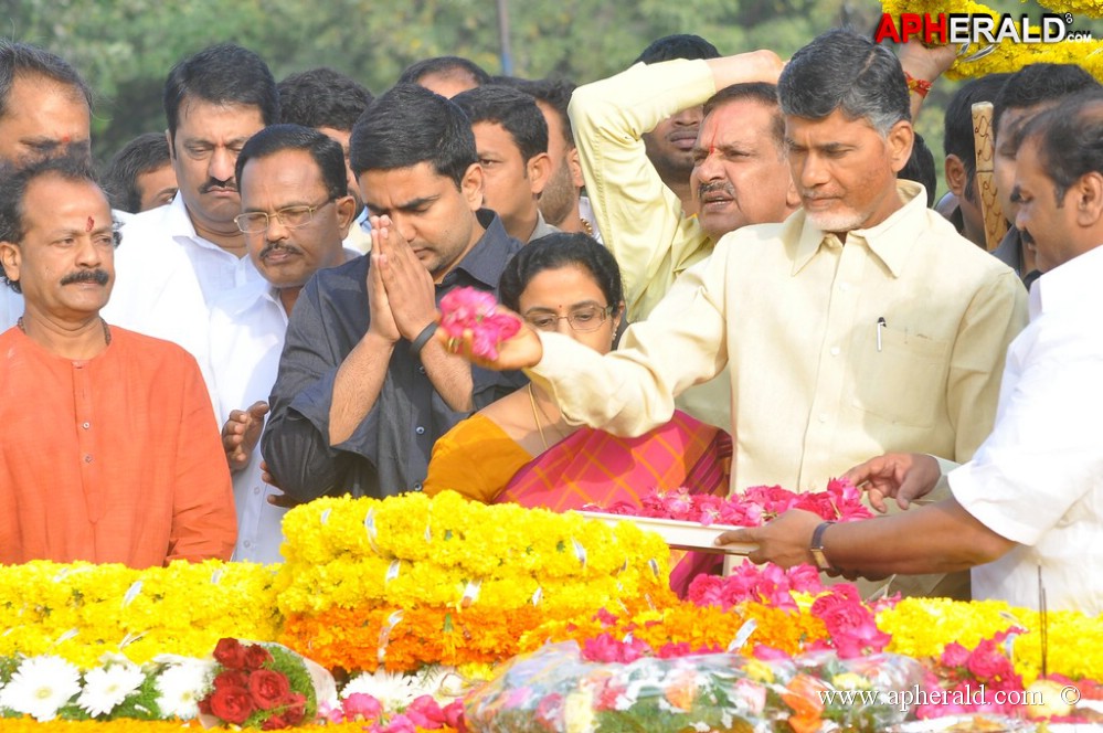 NTR Family Members at NTR Ghat