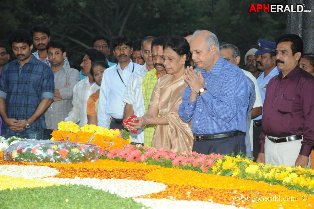 NTR Family Members at NTR Ghat