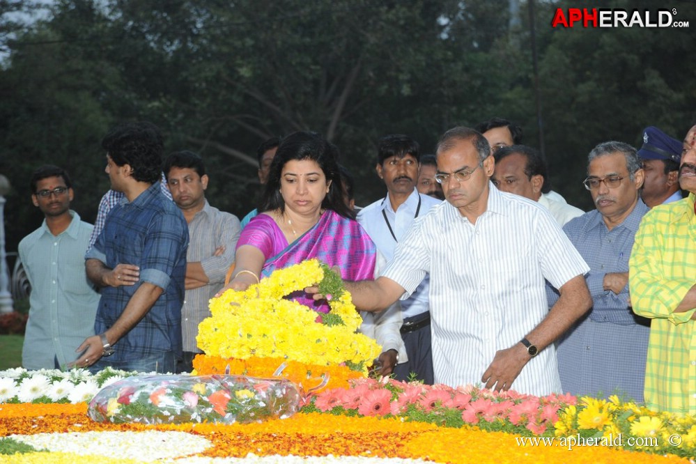 NTR Family Members at NTR Ghat