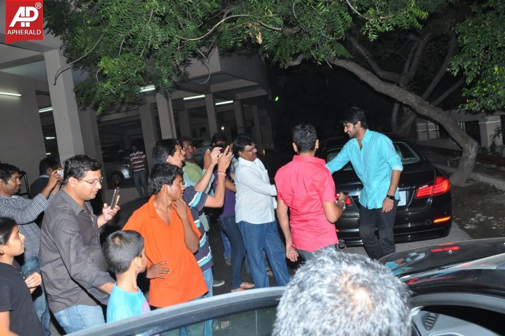 Oohalu Gusagusalade Movie Team at Bhramaramba Theater