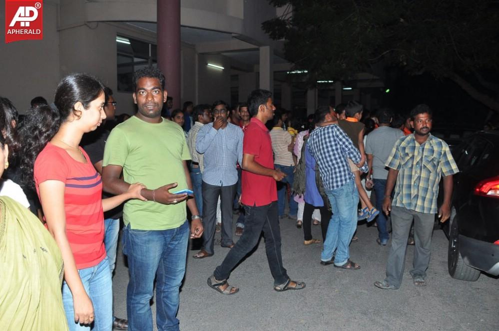 Oohalu Gusagusalade Movie Team at Bhramaramba Theater