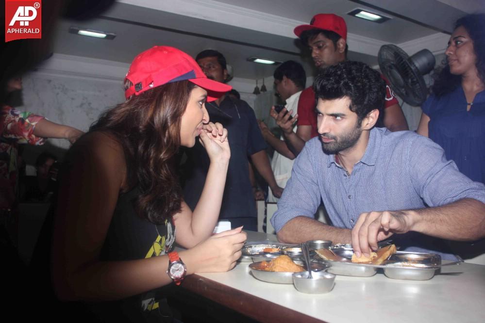 Aditya Roy n Parineeti Flag Off The Daawat-E-Ishq Food Yatra