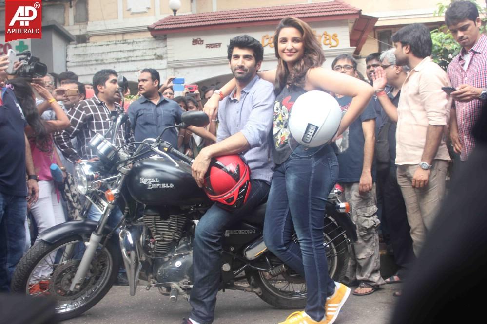Aditya Roy n Parineeti Flag Off The Daawat-E-Ishq Food Yatra
