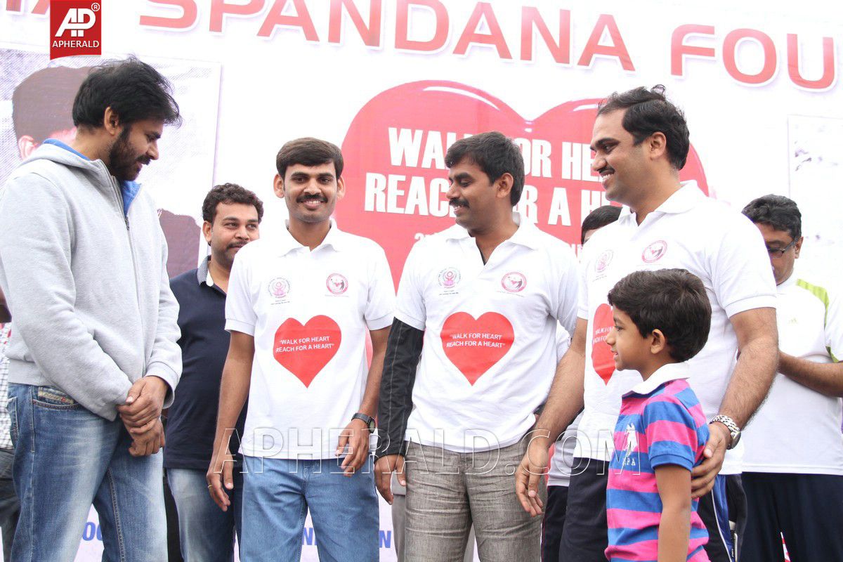 Pawan Kalyan at Walk for Heart Reach for Heart Event