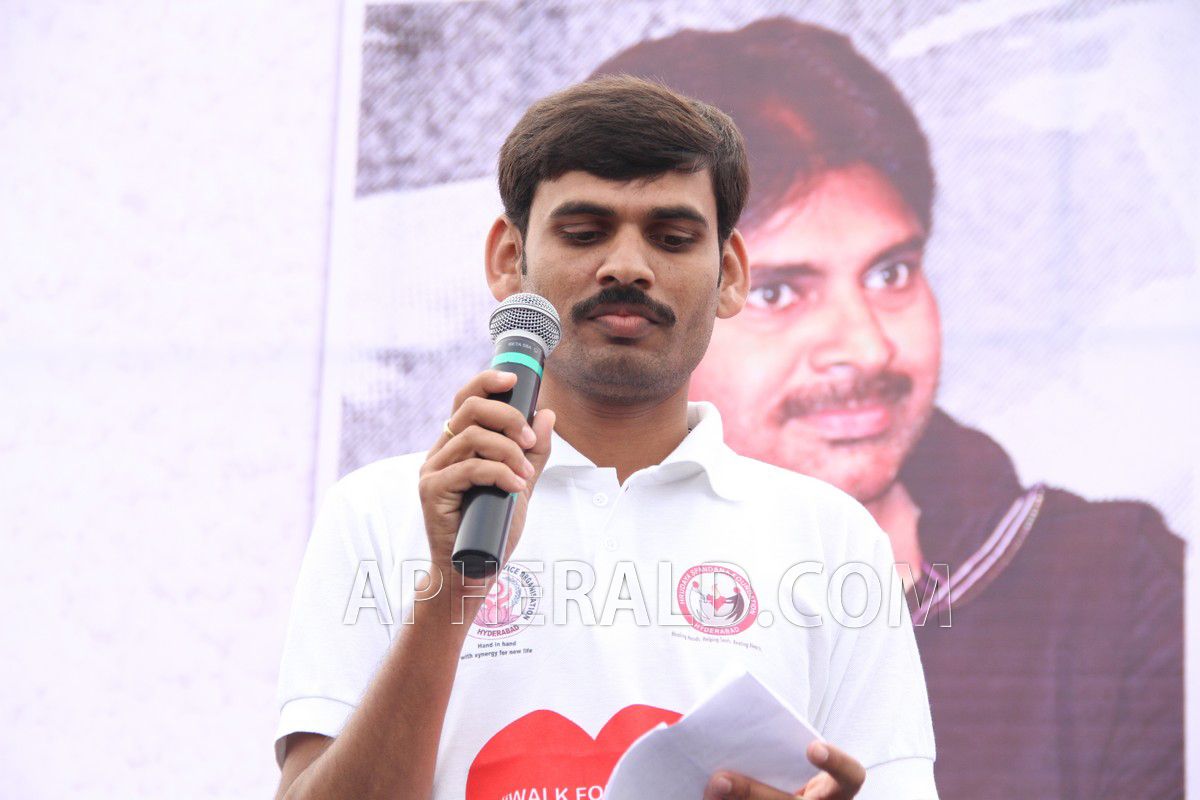 Pawan Kalyan at Walk for Heart Reach for Heart Event