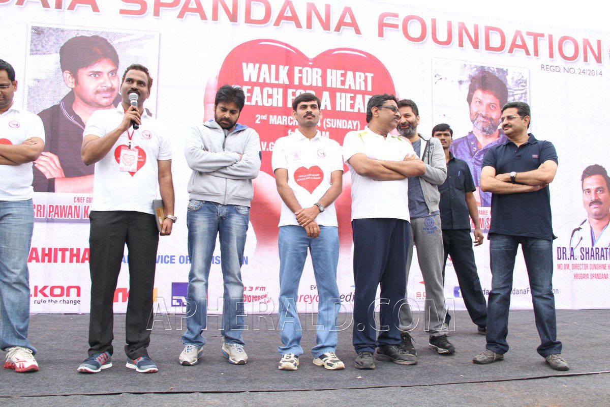 Pawan Kalyan at Walk for Heart Reach for Heart Event