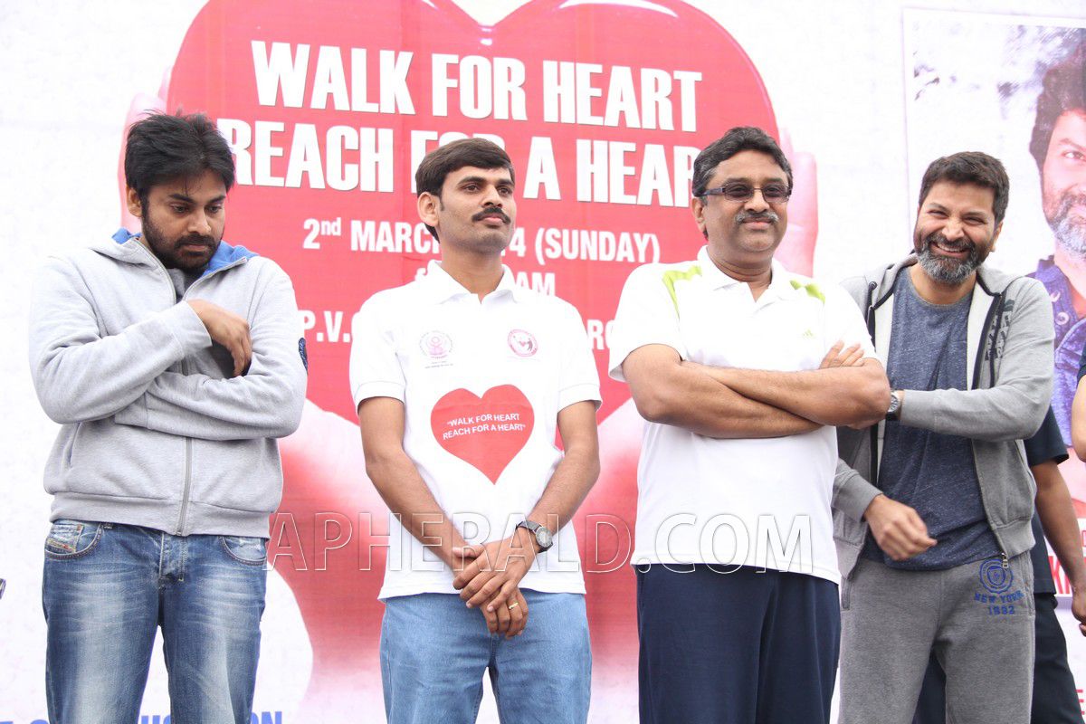 Pawan Kalyan at Walk for Heart Reach for Heart Event