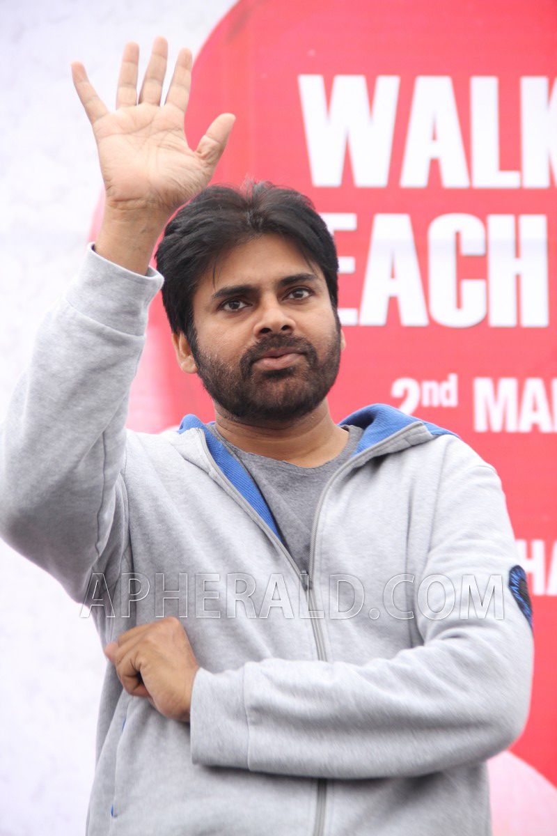 Pawan Kalyan at Walk for Heart Reach for Heart Event