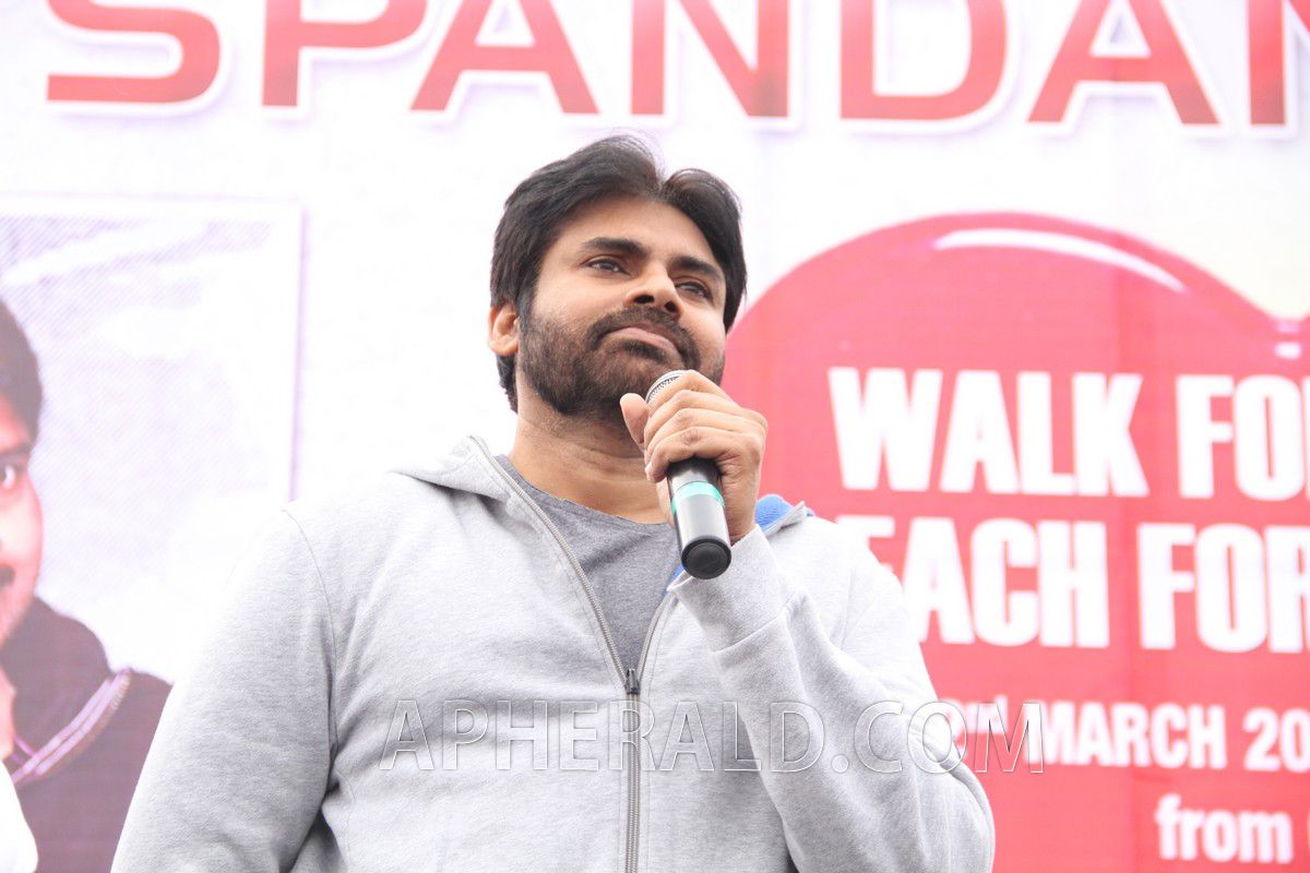 Pawan Kalyan at Walk for Heart Reach for Heart Event