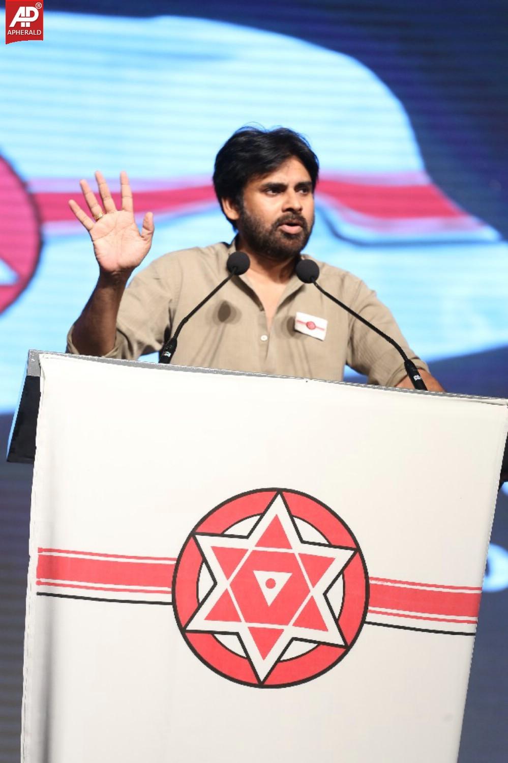 Pawan Kalyan at Janasena Party Launch