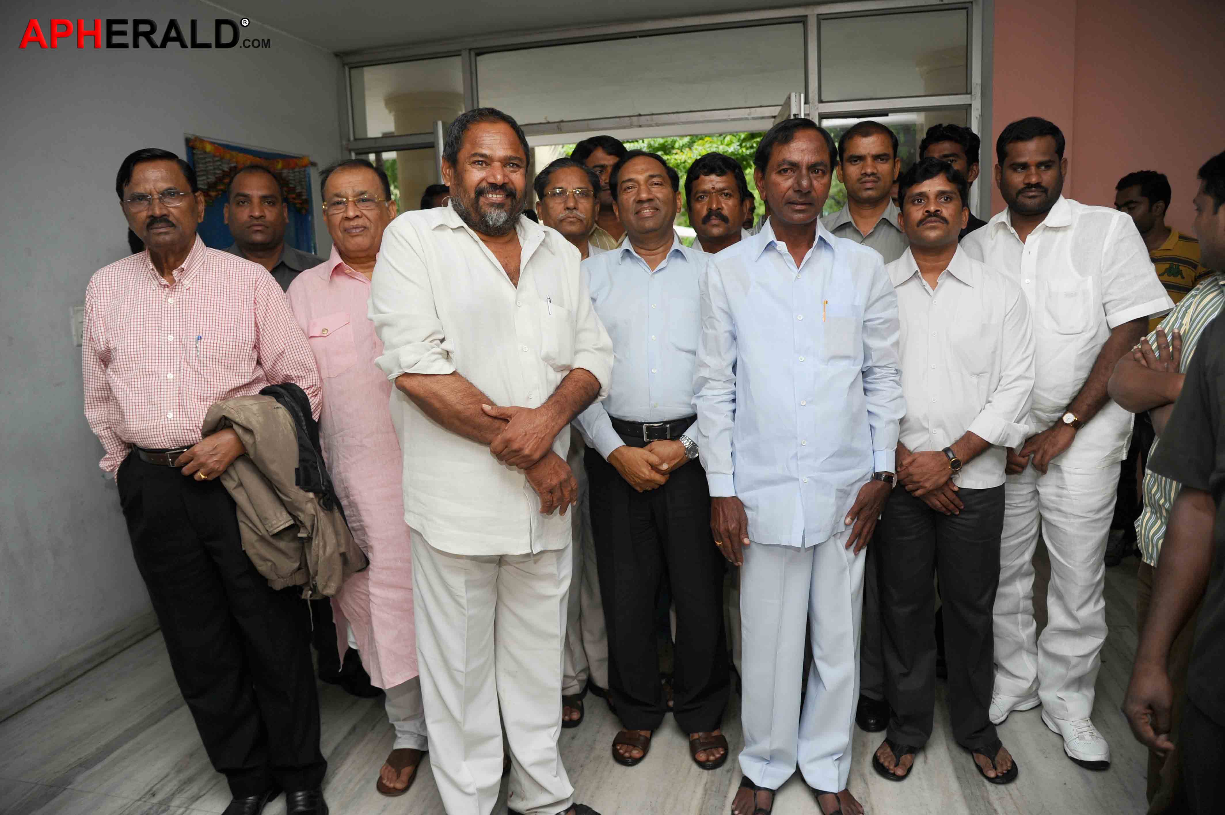 KCR Watching People War Movie Premiere