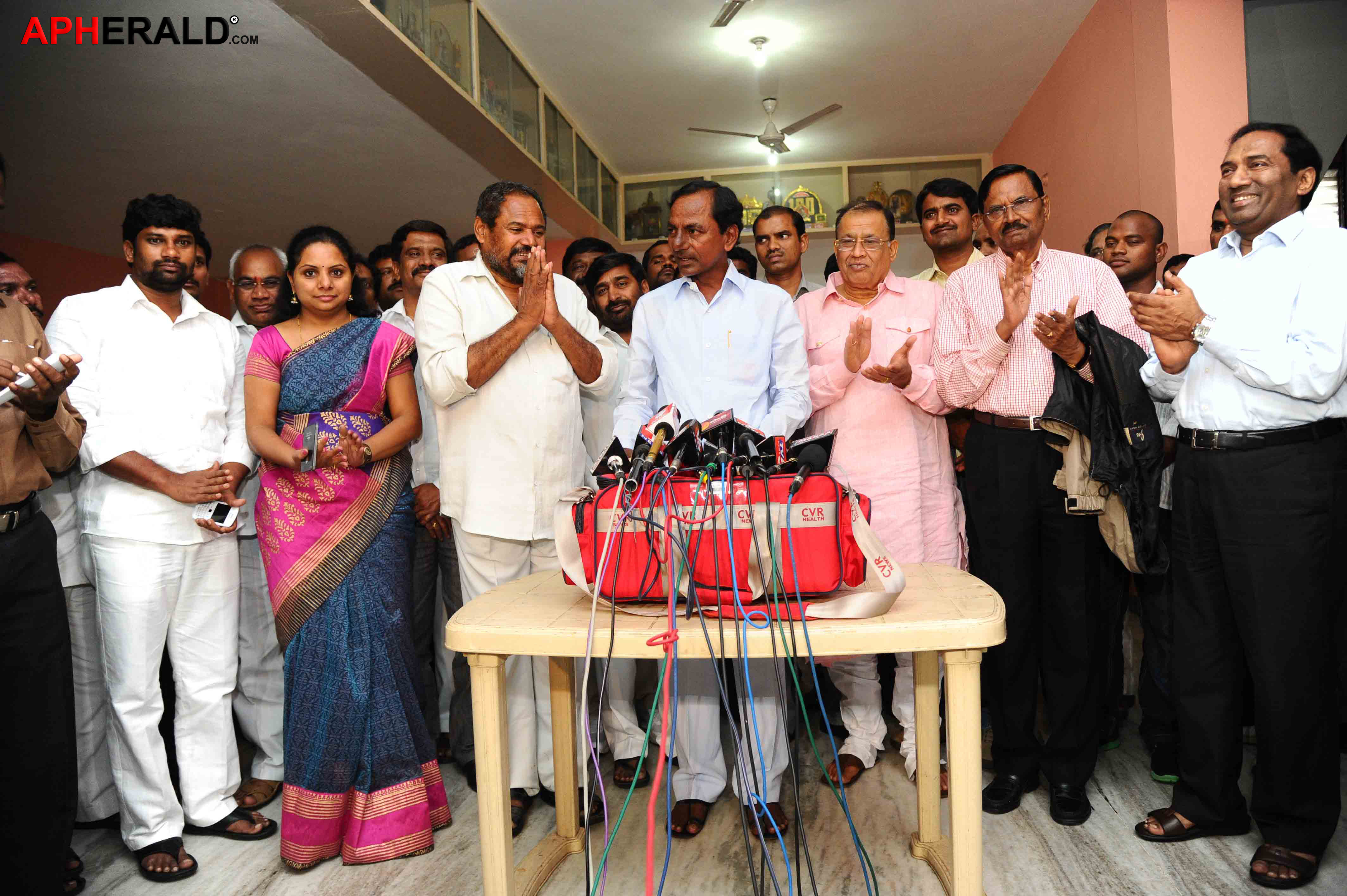 KCR Watching People War Movie Premiere