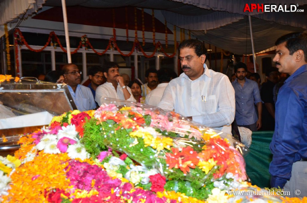 Political Leaders Pays Condolence to ANR