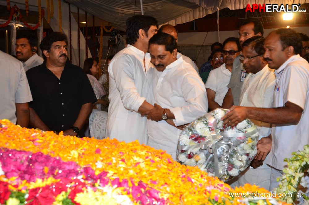 Political Leaders Pays Condolence to ANR