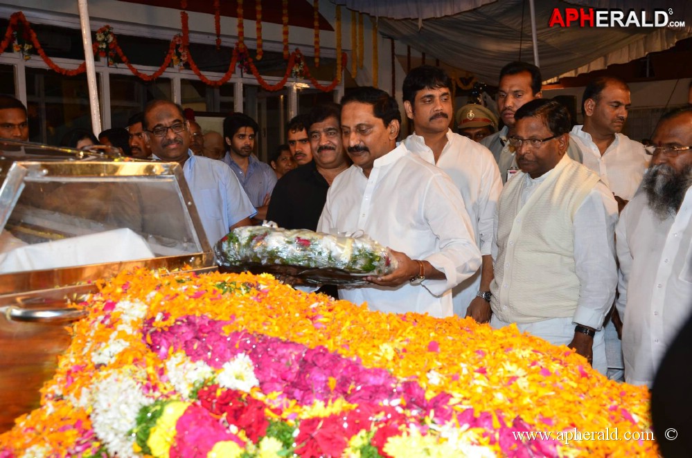 Political Leaders Pays Condolence to ANR