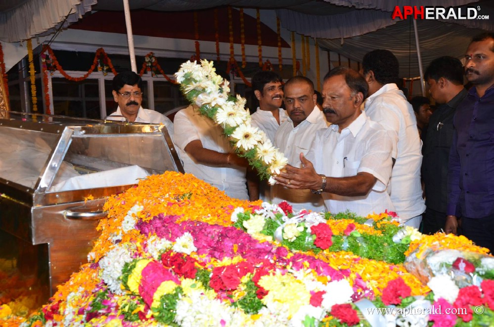 Political Leaders Pays Condolence to ANR