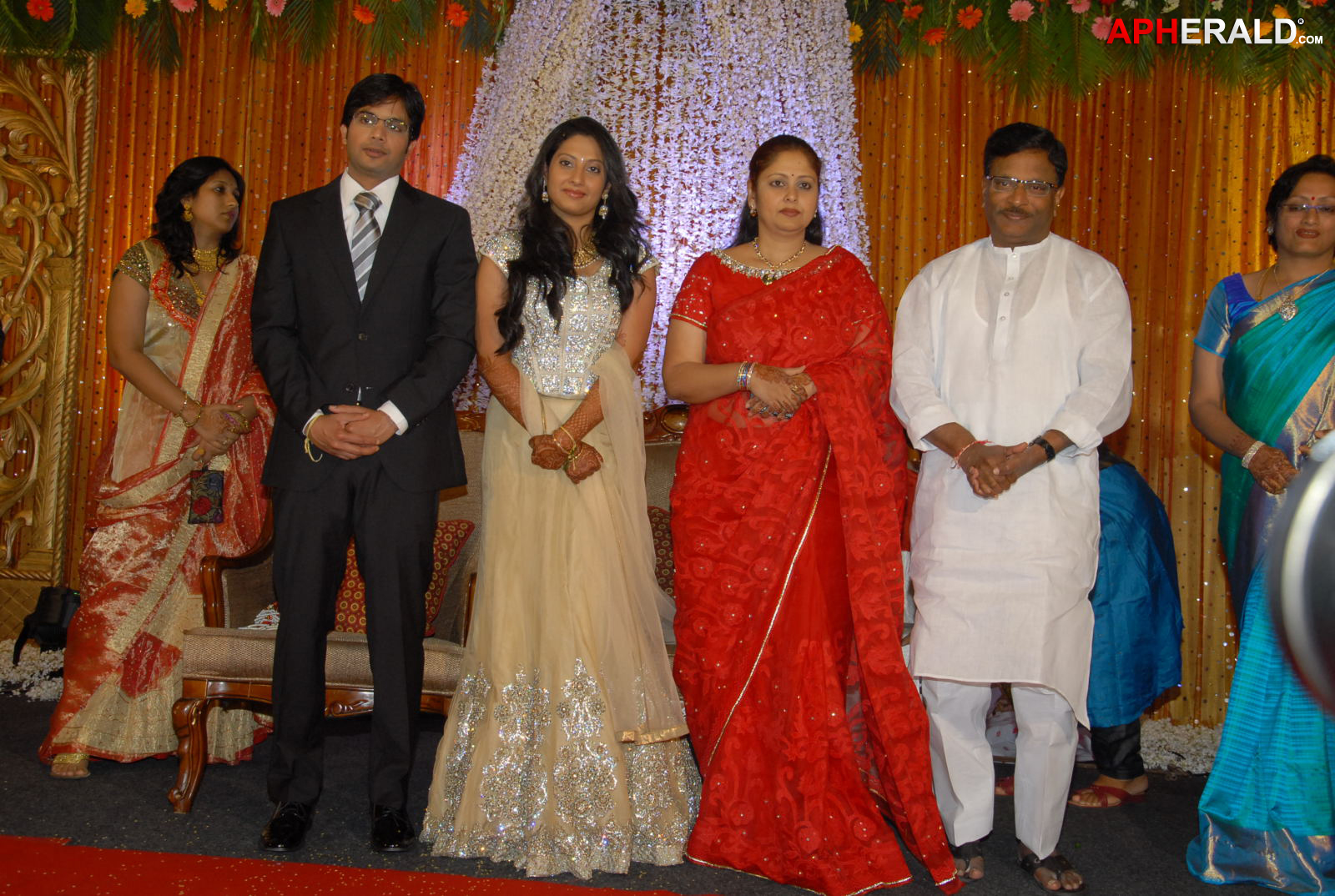 Pooja Wedding Reception