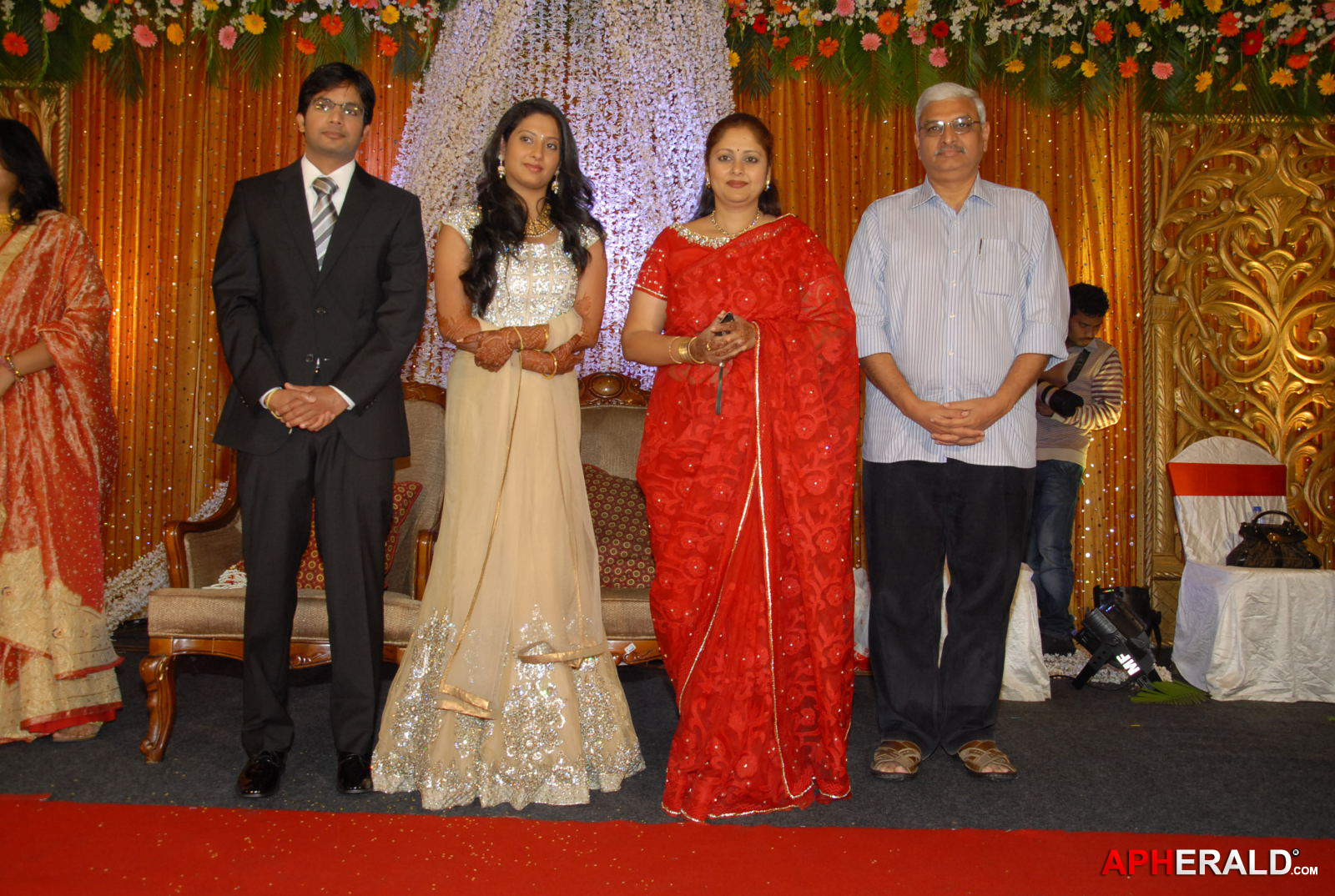 Pooja Wedding Reception