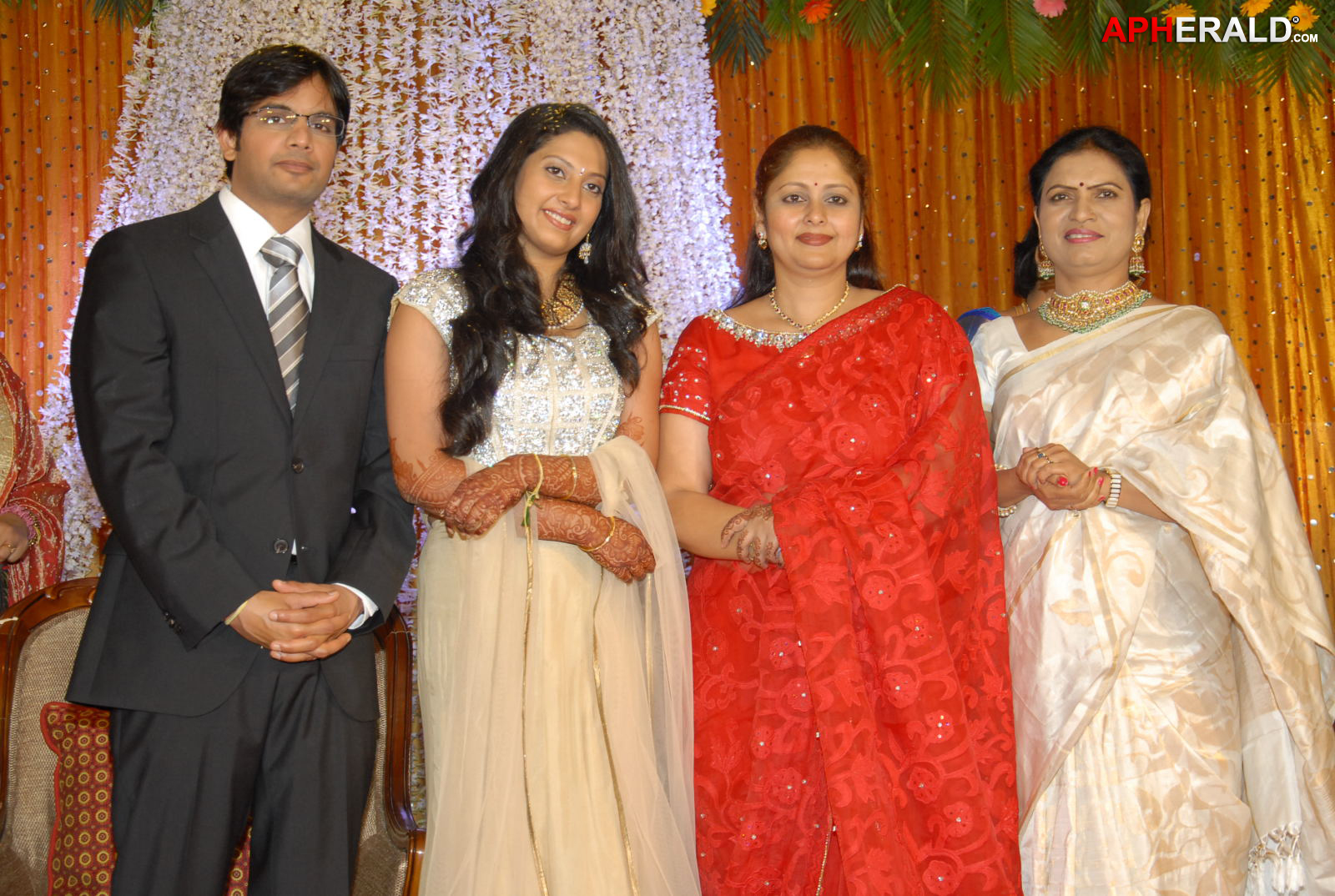 Pooja Wedding Reception