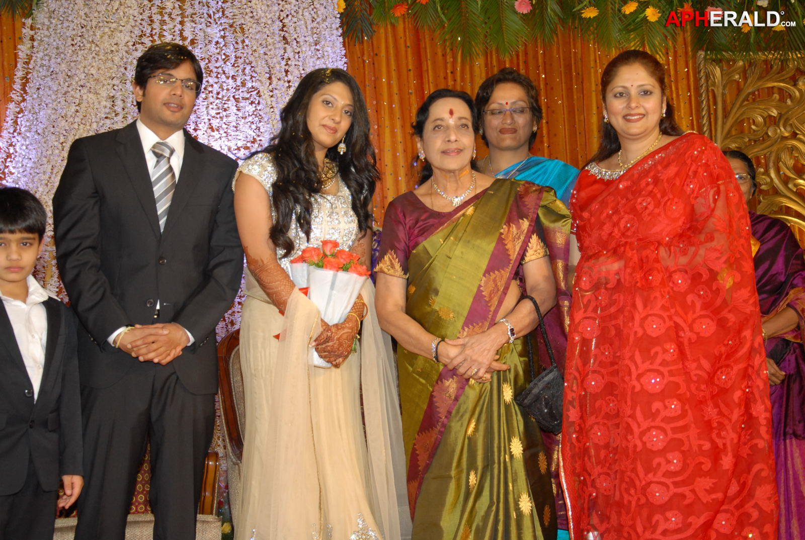 Pooja Wedding Reception