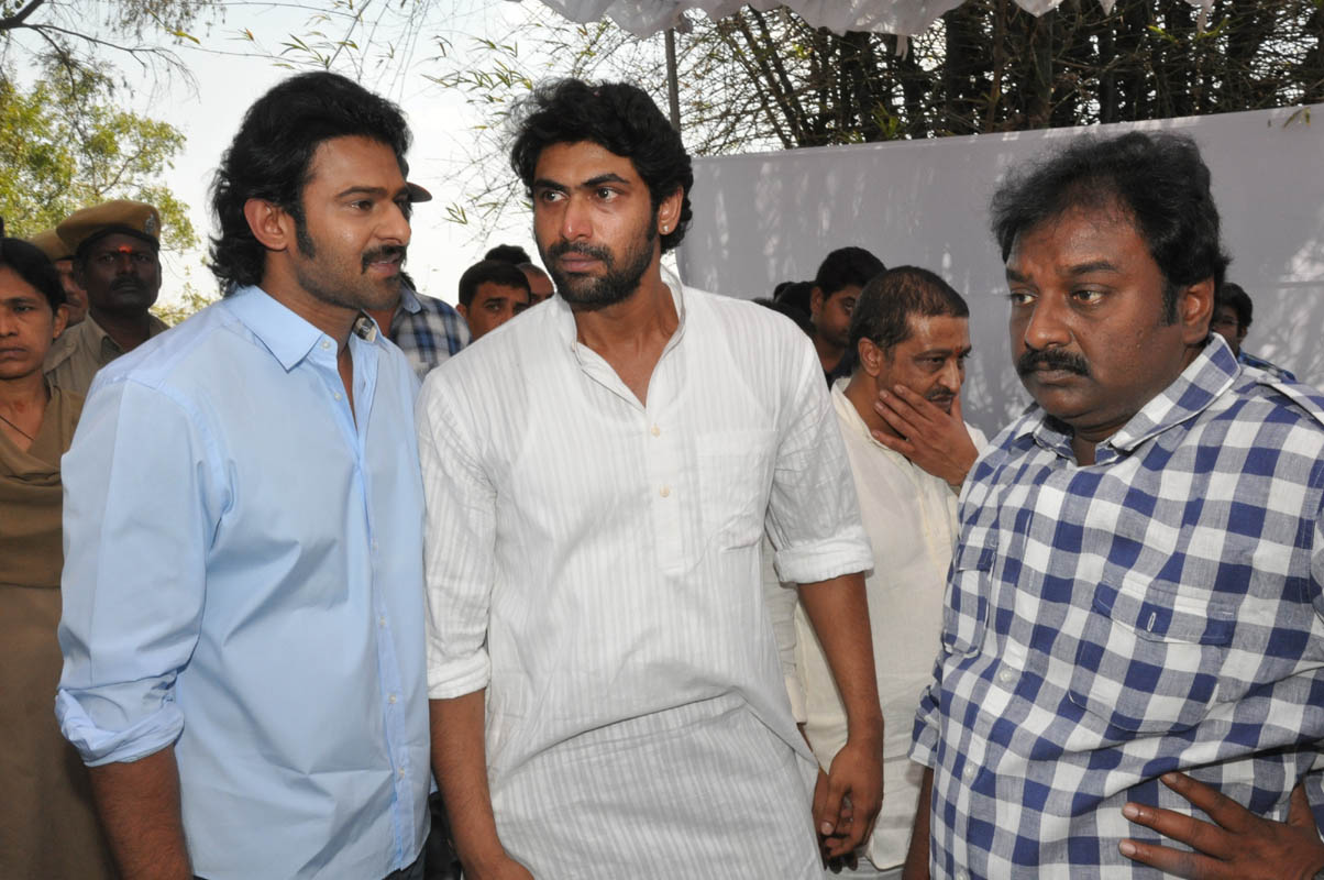 Prabhas at Ramanaidu Antima Yatra