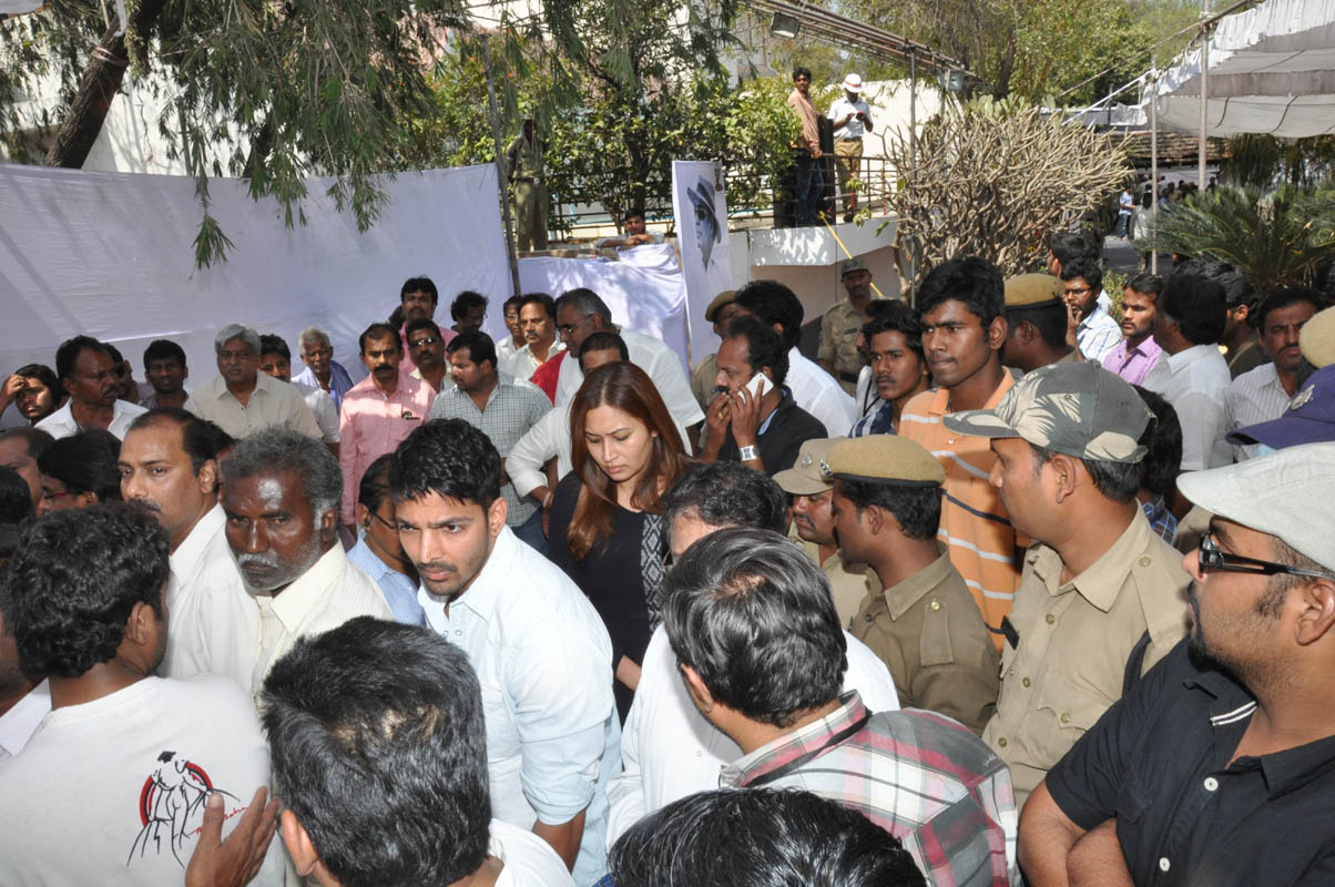 Prabhas at Ramanaidu Antima Yatra