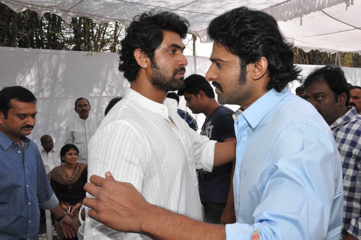 Prabhas at Ramanaidu Antima Yatra