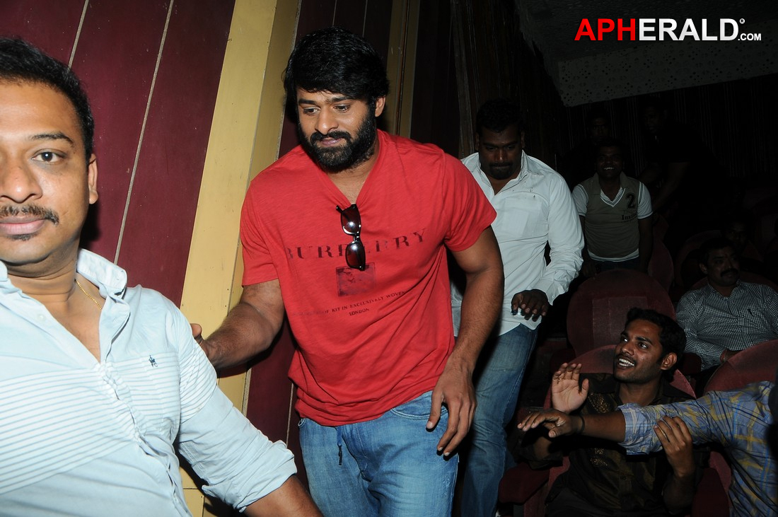 Prabhas at Sandhya 70mm in RTC X Roads