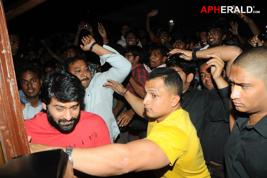 Prabhas at Sandhya 70mm in RTC X Roads