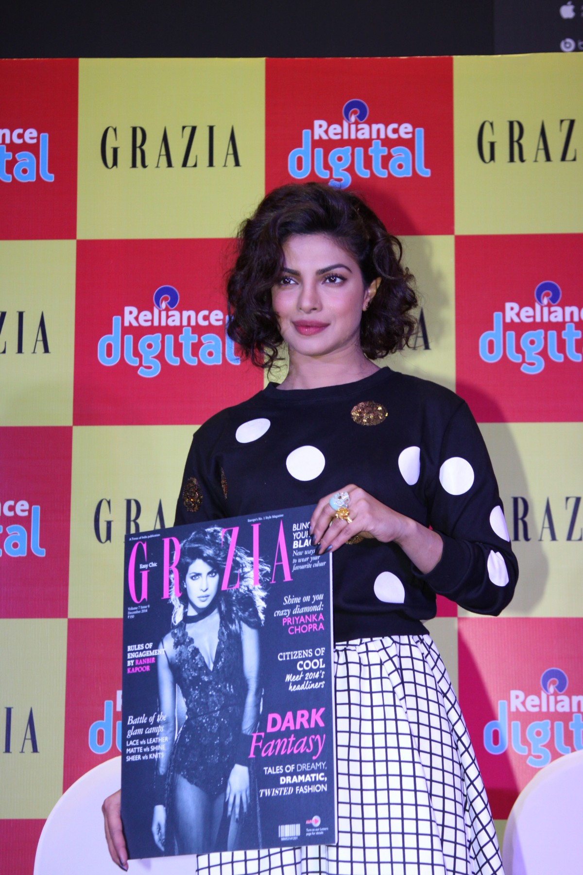 Priyanka Chopra at Grazia Magazine Cover Launch