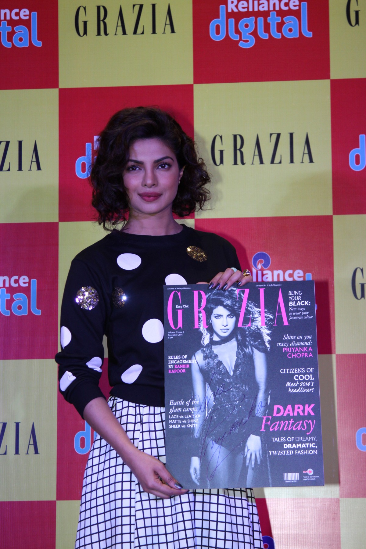 Priyanka Chopra at Grazia Magazine Cover Launch