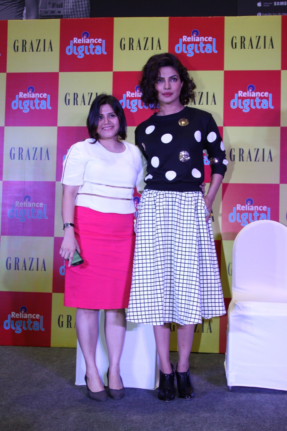 Priyanka Chopra at Grazia Magazine Cover Launch