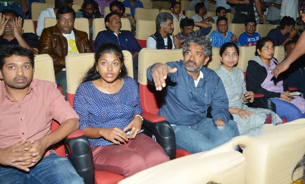 Puri  Rajamouli And RGV At Temper Benefit Show