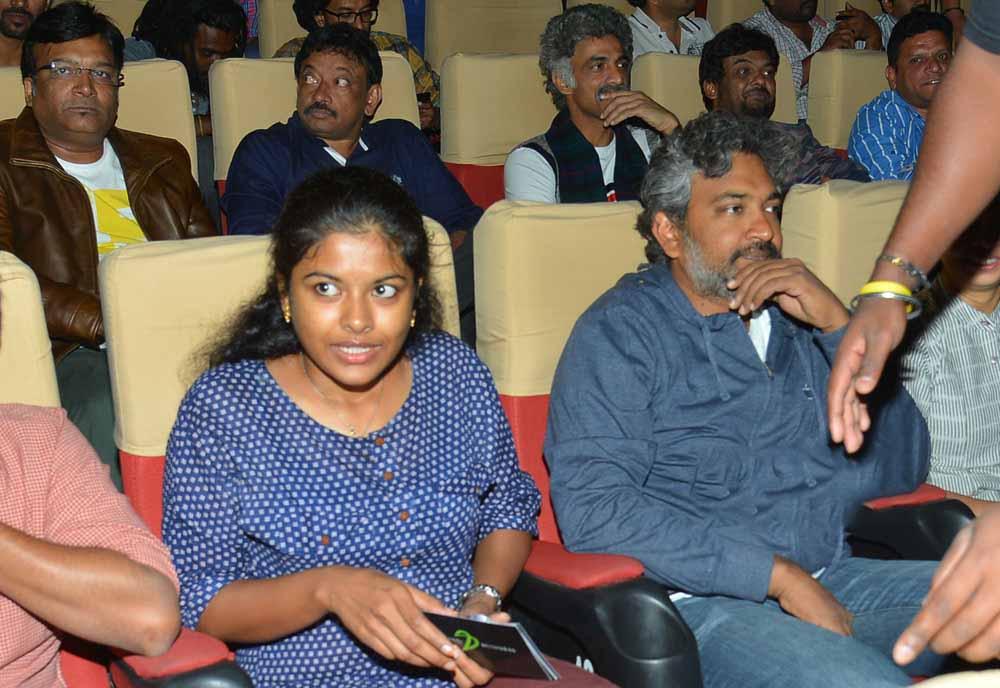 Puri  Rajamouli And RGV At Temper Benefit Show