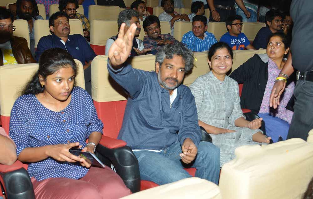 Puri  Rajamouli And RGV At Temper Benefit Show